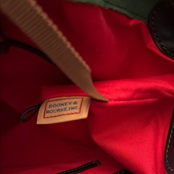 Dooney & Bourke Black Leather Tote - Picture 6 of 8